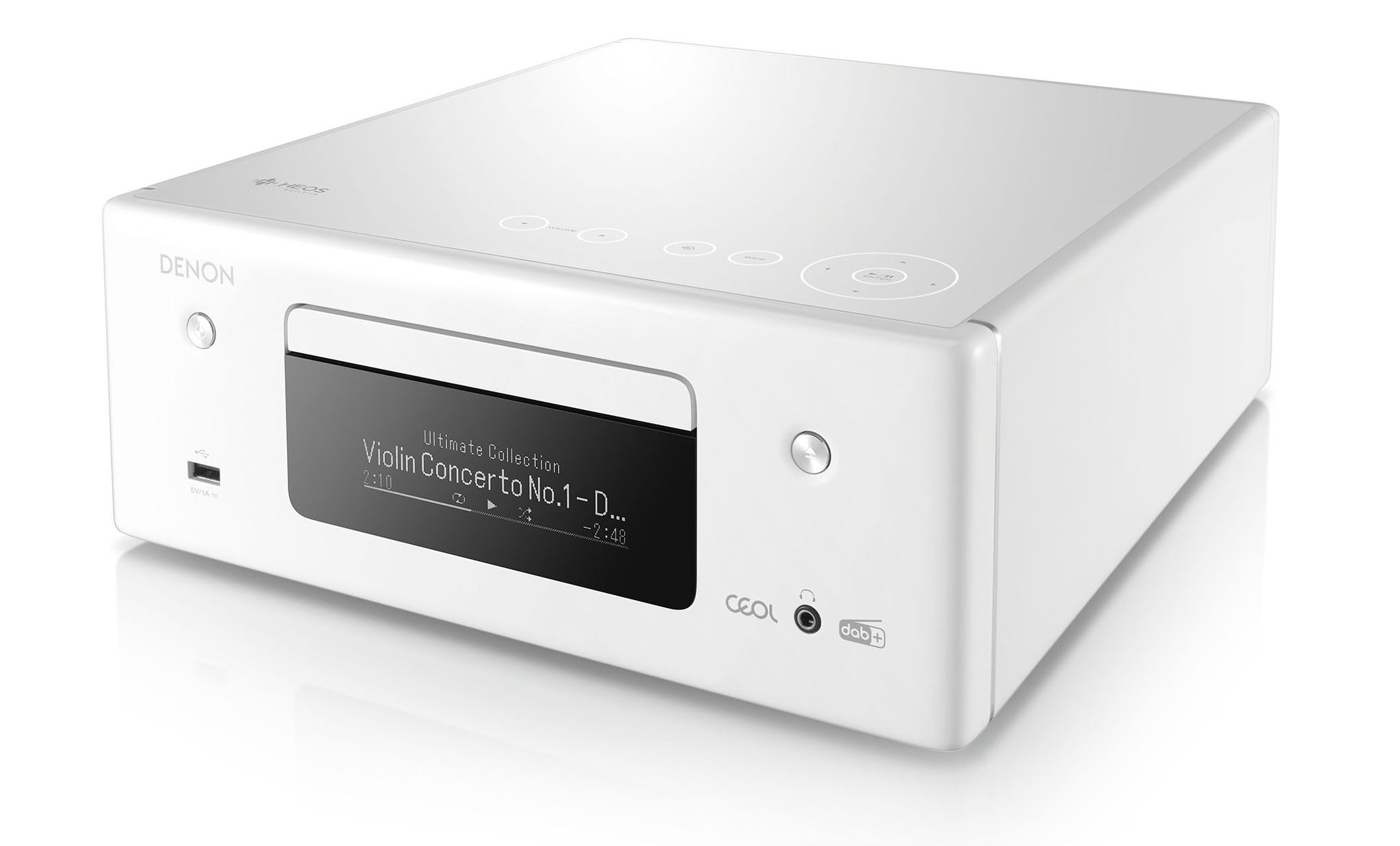 Denon RCDN11DAB (weiß) NetzwerkReceiver / CDPlayer