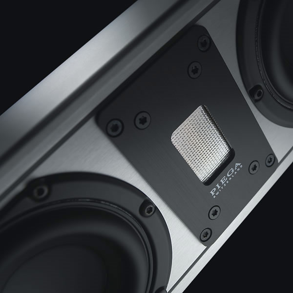 Piega Coax Center Centerlautsprecher, Farbe aluschwarz