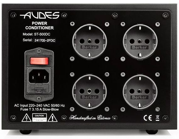 Rückseite des Audes ST-500 DC