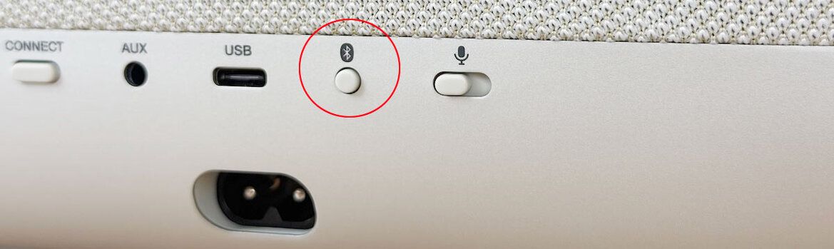 Bluetooth-Taste zum Starten des Kopplungsvorgangs am Denon Home 400