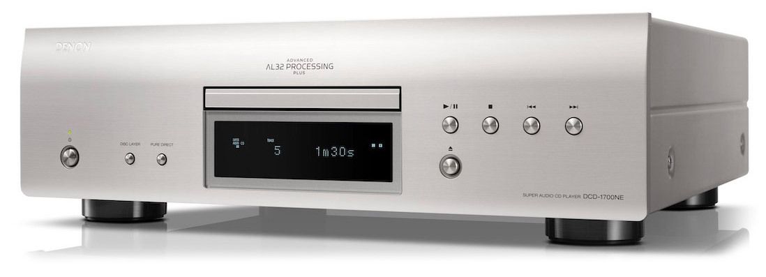 DENON DCD-1700NE in der Gehäuseausführung silber