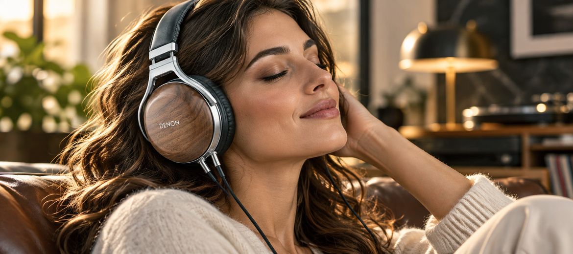 Der HiFi-Kopfhörer DENON AH-D7200