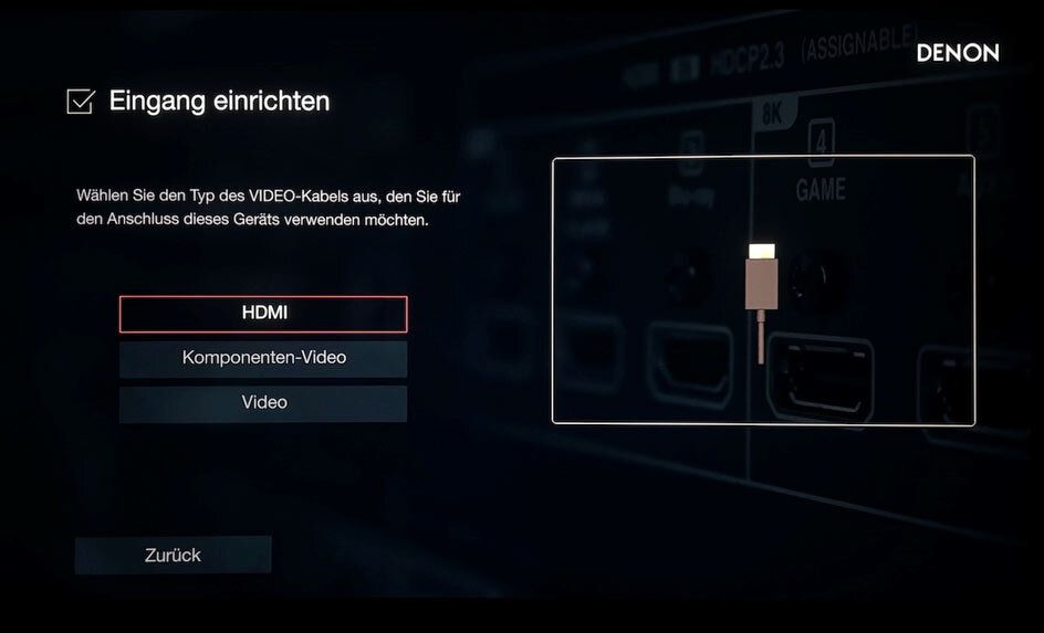 Der AVC-A10H bringt auch ältere Übertragungswege mit