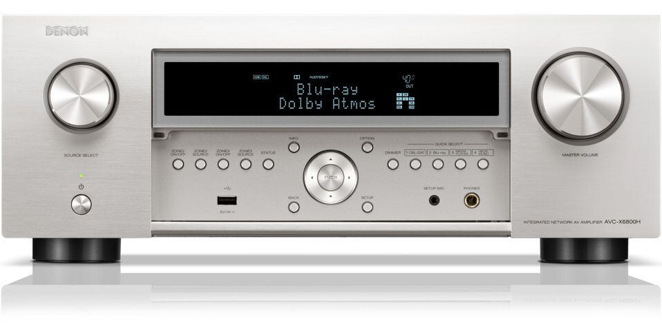 Denon AVC-X6800H in silber