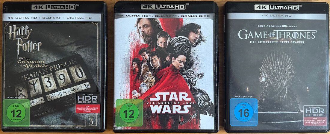 UHD Blu-rays mit HDR