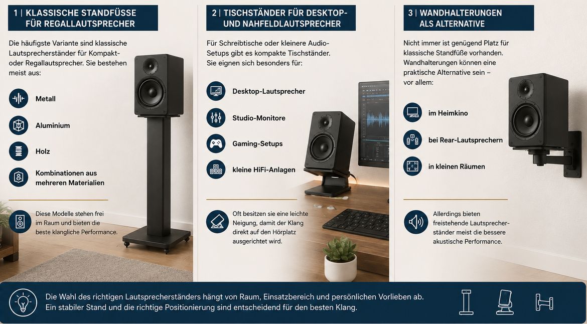 Welche Arten von Ständern gibt es
