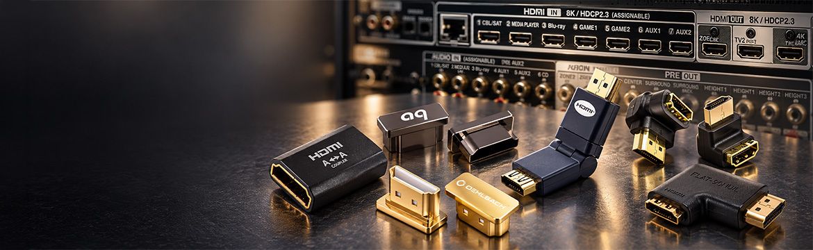 Teaserbild HDMI Stecker und Adapter