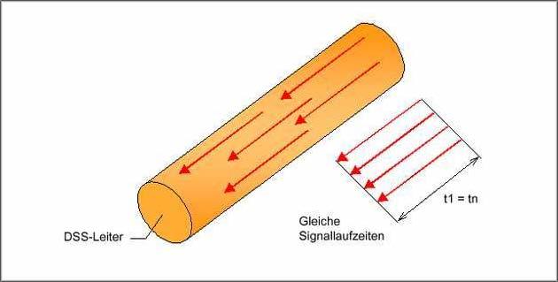 Signalfluss in einem hochwertigen Lautsprecherkabel von Inakustik