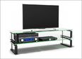 TV-Sideboard mit beleuchteten Glasböden