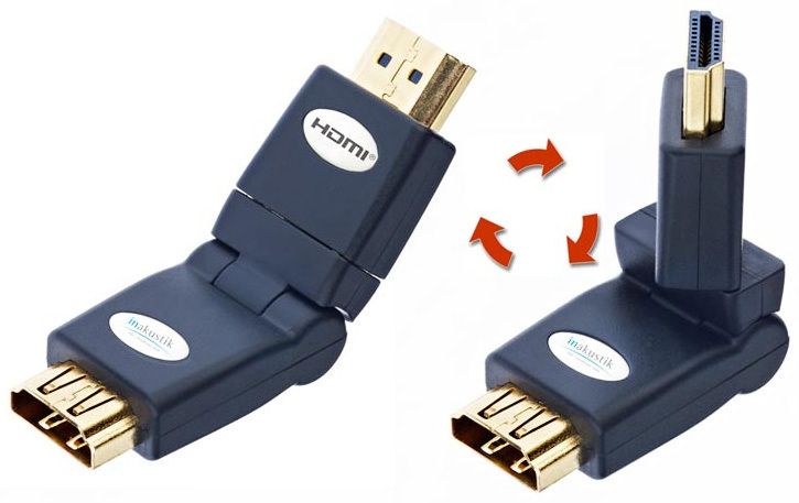 Drehbare HDMI-Winkeladapter