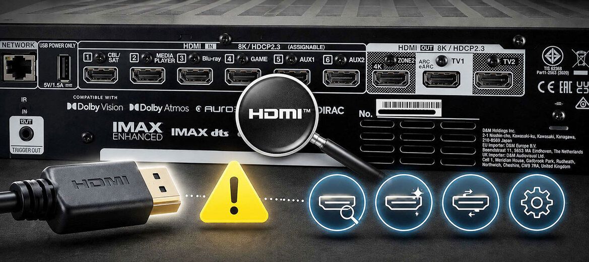 HDMI funktioniert nicht - Symbolbild