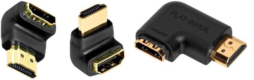 Unterschiedliche feste HDMI-Winkeladapter