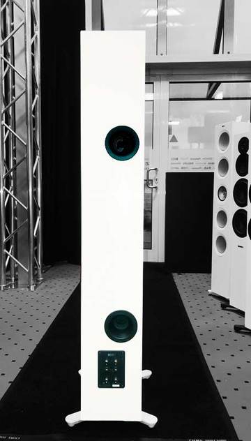 KEF R11 in der Rückansicht