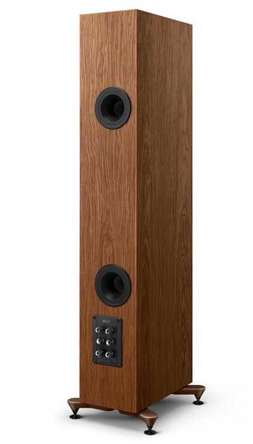 KEF R5 Meta in nußbaum (Echtholz)