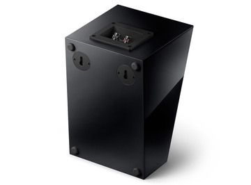 KEF R8 schwarz Rückansicht