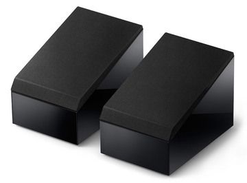 KEF R8 schwarz mit Abdeckung