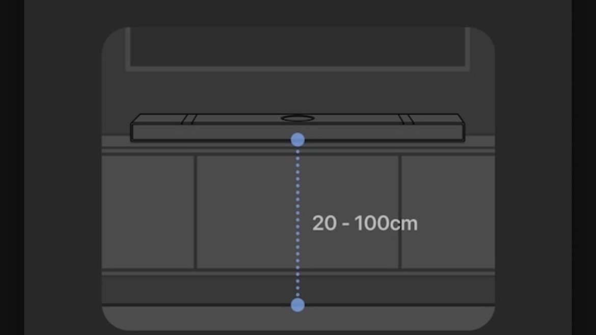 Aufstellungsort der Soundbar