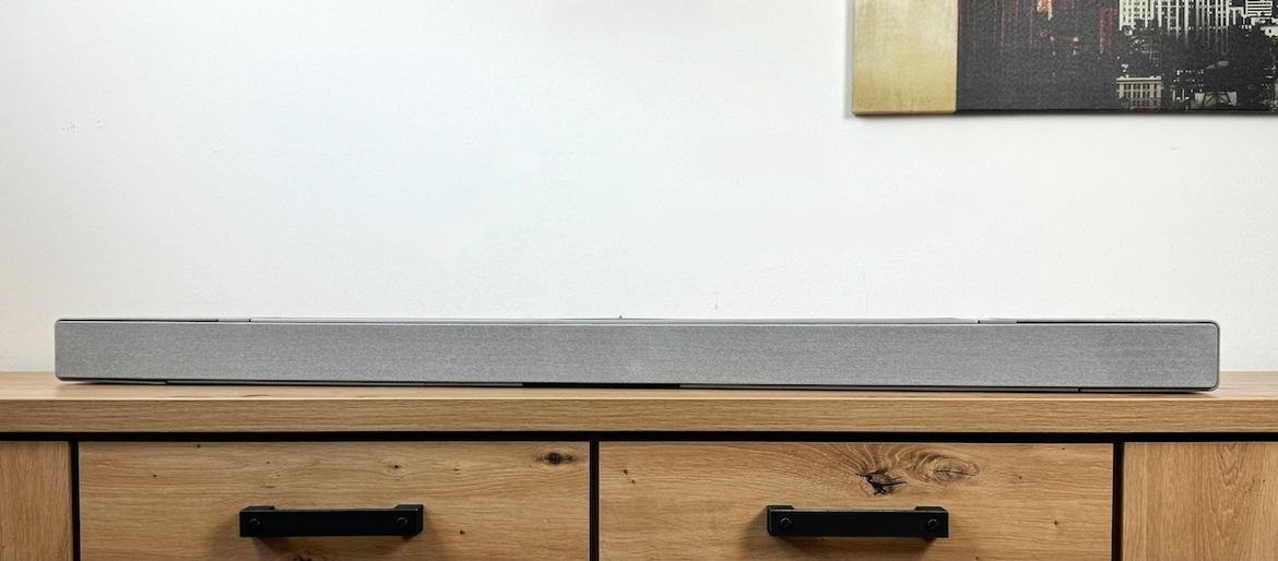 Hier sehen Sie die KEF XIO Soundbar