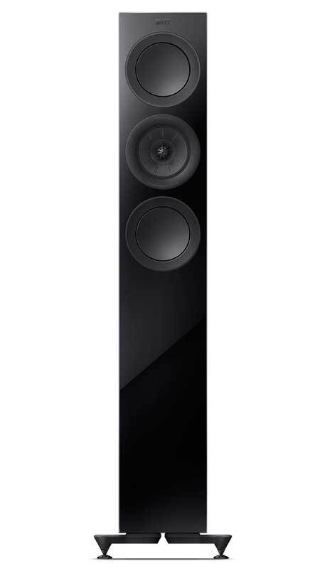 KEF R5 Meta in schwarz hochglanz