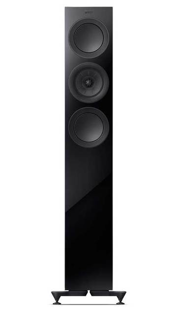 KEF R5 Meta in schwarz hochglanz