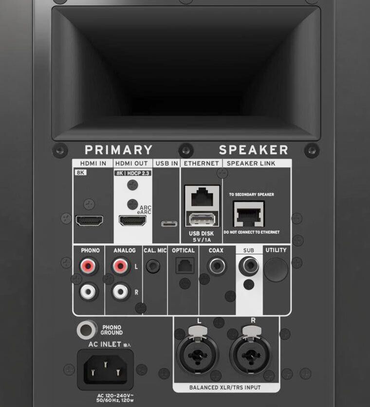 Rückseite des Klipsch The Nines II