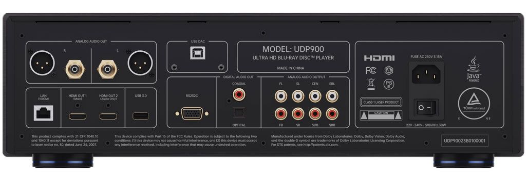 Rückseite des Magnetar UDP900