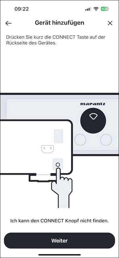 Screenshot Marantz App