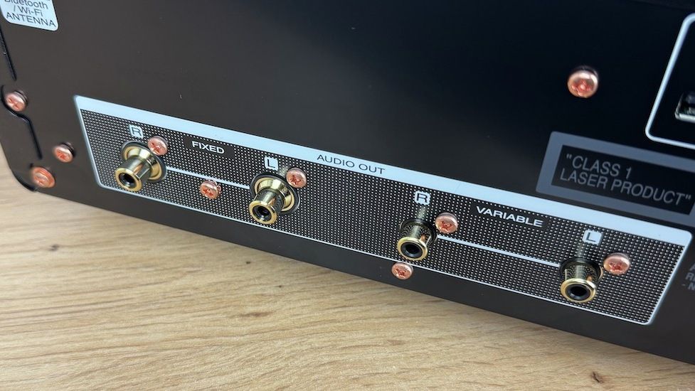 Analoge Signalausgabe des Marantz CD50n