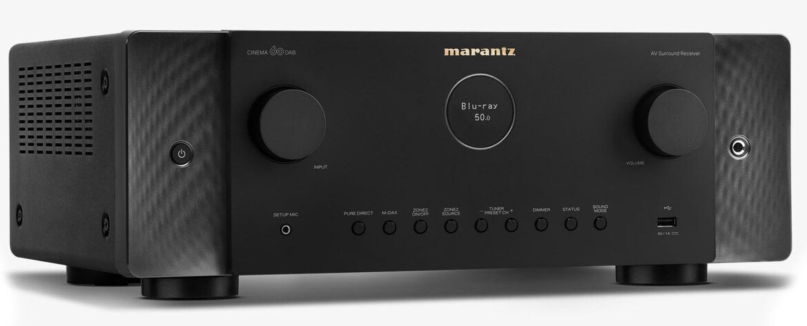 Der AV-Receiver Marantz Cinema 60 DAB in schwarz