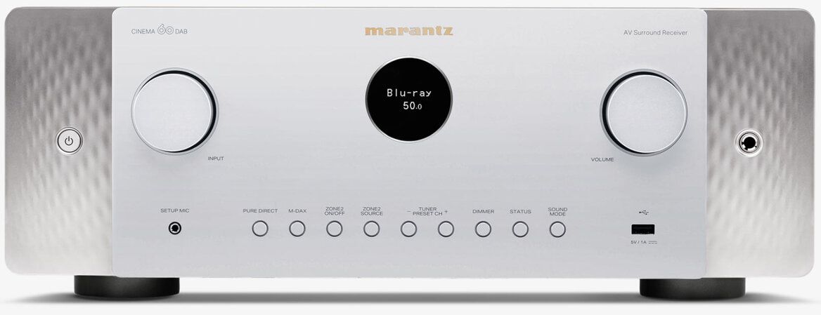 Frontalansicht des Marantz Cinema 60 DAB