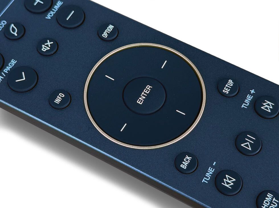 Detailansicht der Fernbedienung