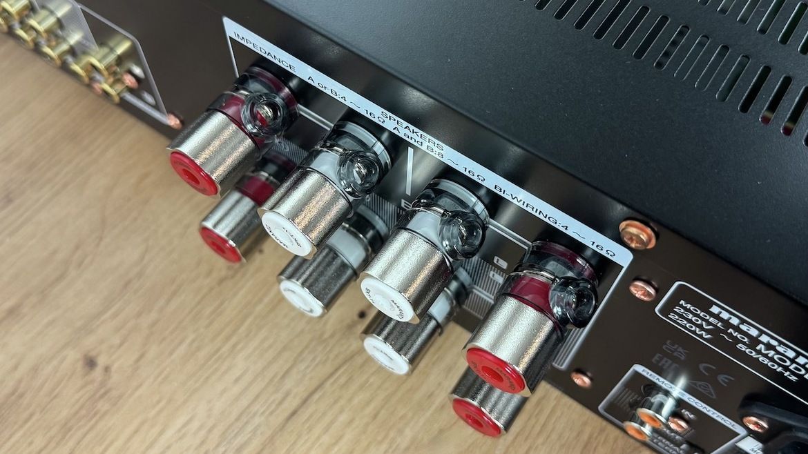 Lautsprecheranschlüsse des Marantz Model 50