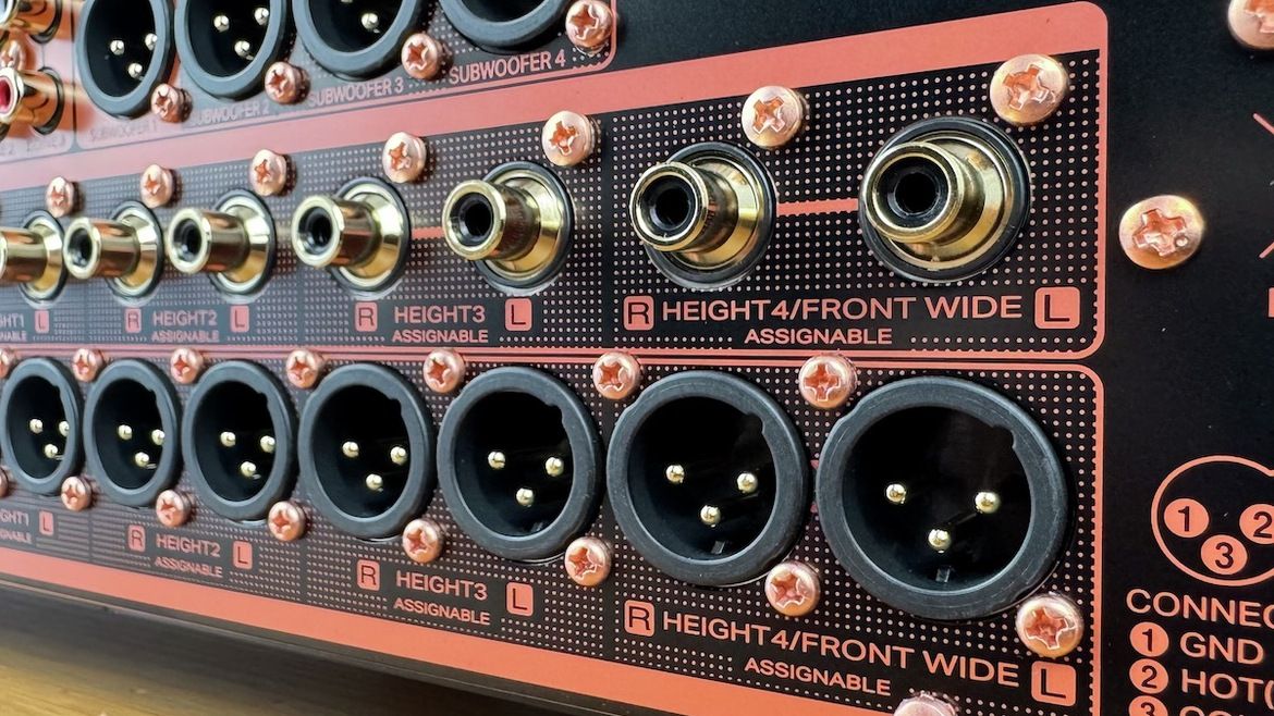 Die Verbindung kann per XLR oder Cinch erfolgen