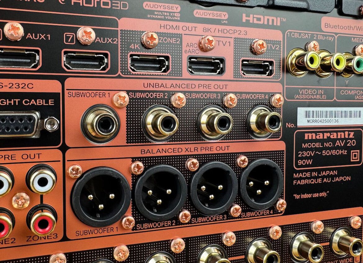 HDMI-Ausgänge am Marantz AV 20