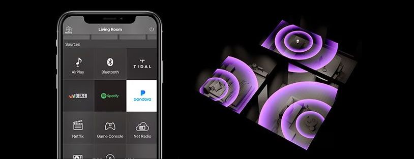 Die meisten Multiroom-Systeme lassen sich über die App steuern. Bildquelle: Yamaha