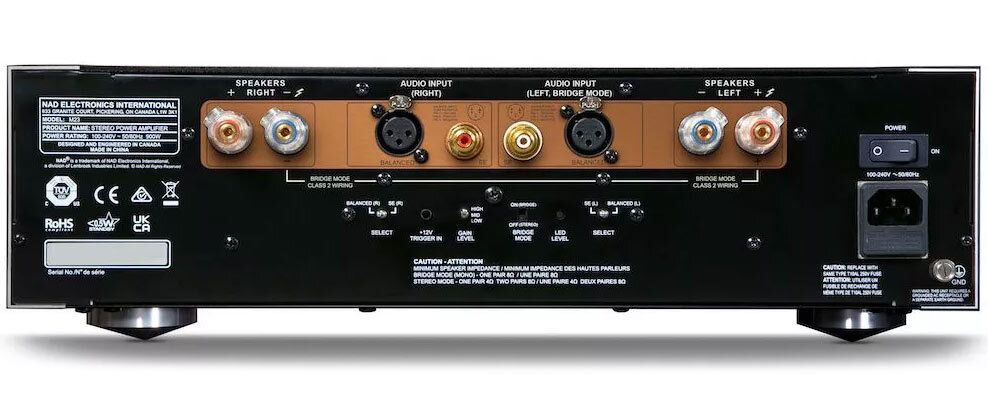 NAD M23 V2 - Rückansicht