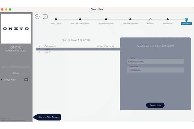 Drei Speicherplätze stehen zur Verfügung
