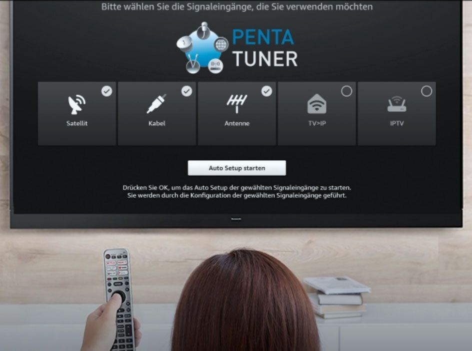 Der Penta-Tuner von Panasonic macht einen 5-fachen TV-Empfang möglich.