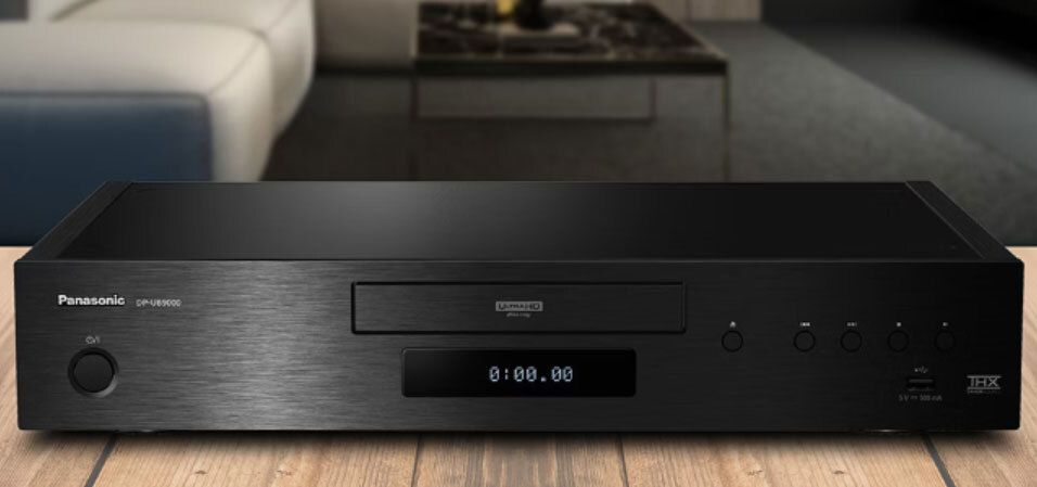Frontansicht des Blu-ray-Players Panasonic DP-UB9004