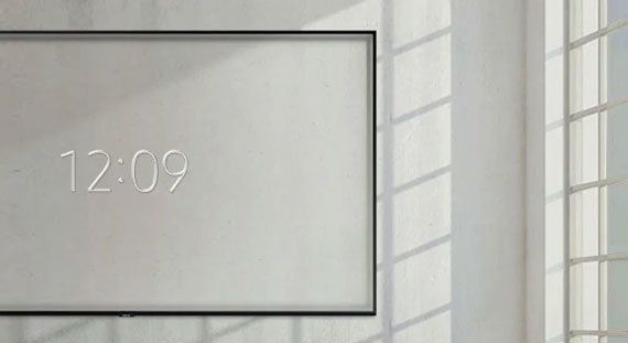 Samsung Q950R Ambiente Mode Informativ