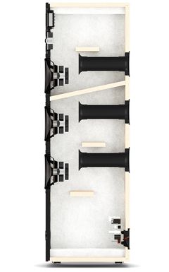 Schnitt durch das Gehäuse einer DALI SONIK 9