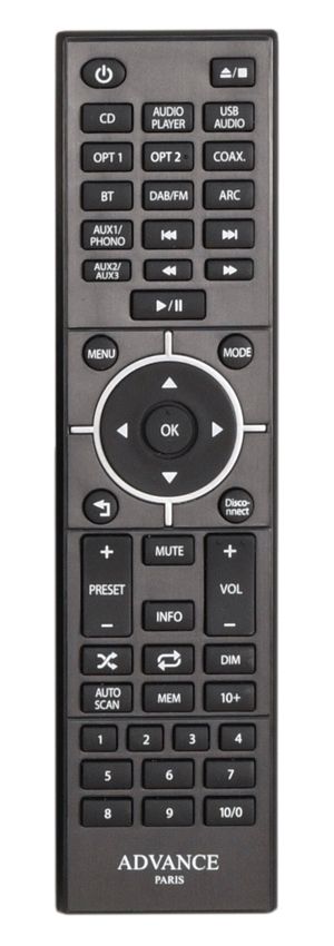 Advance Paris Playstream A1 - Remote