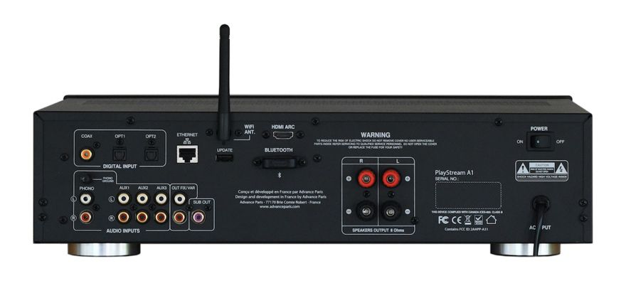 Advance Paris Playstream A1 - Rückseite
