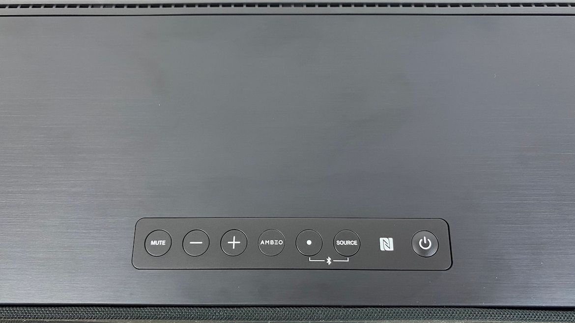 Sennheiser AMBEO stationäre Bedienelemente am Gerät