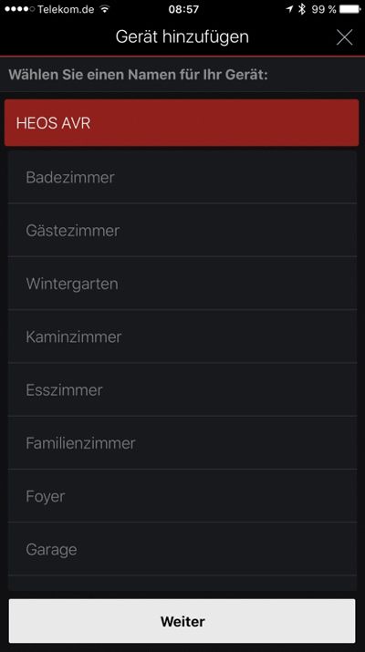 App- Einbindung ins Heimnetzwerk