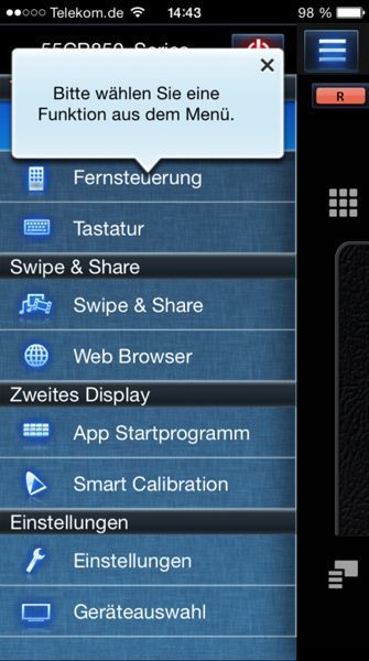 TV via APP steuern ...