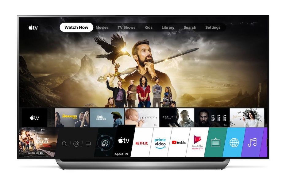 Apple TV-App und Apple TV+ - vorinstalliert auf den LG OLEDs