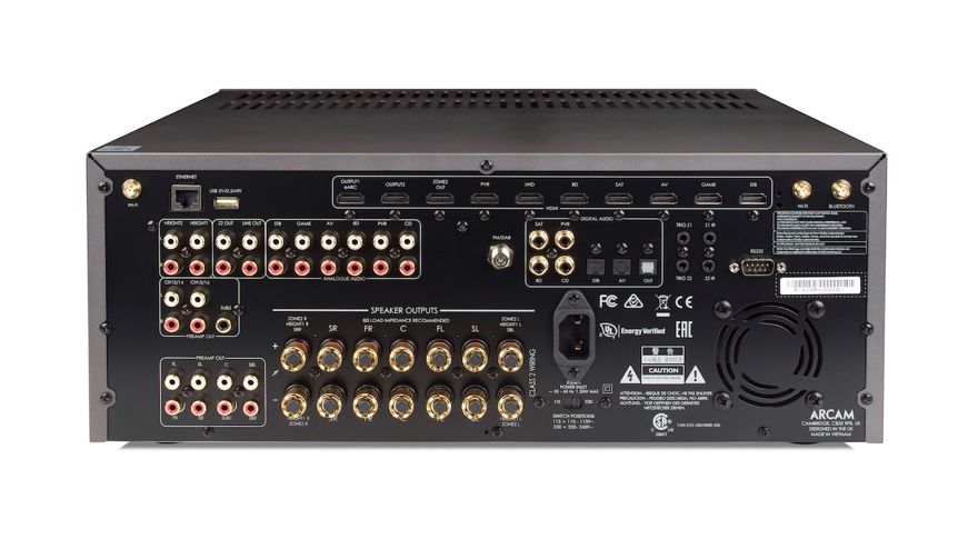 Arcam AVR31 - Rückansicht