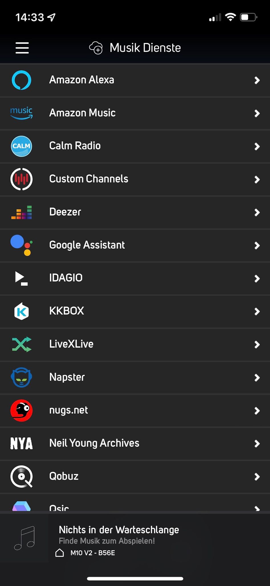 NAD BluOS-App