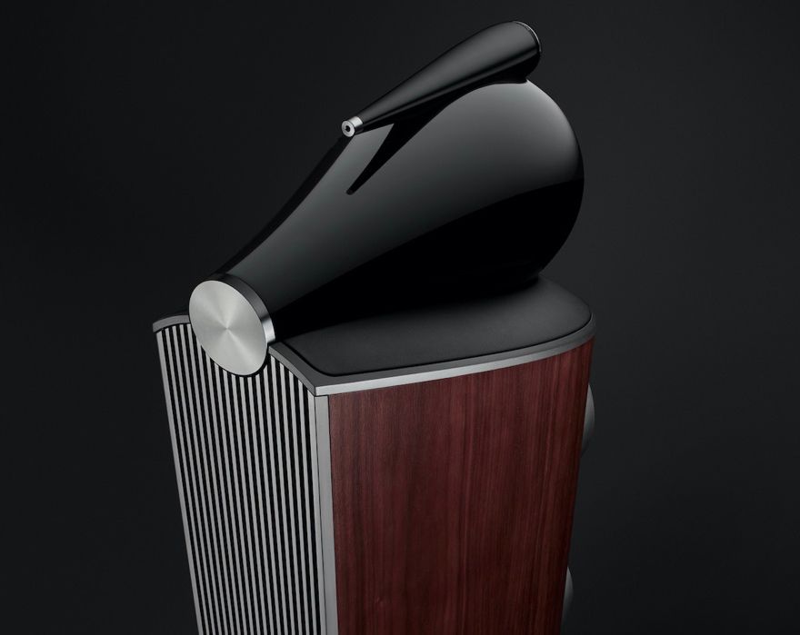 Bowers &amp; Wilkins 801 D4 Satin Rosenut - Seitenansicht